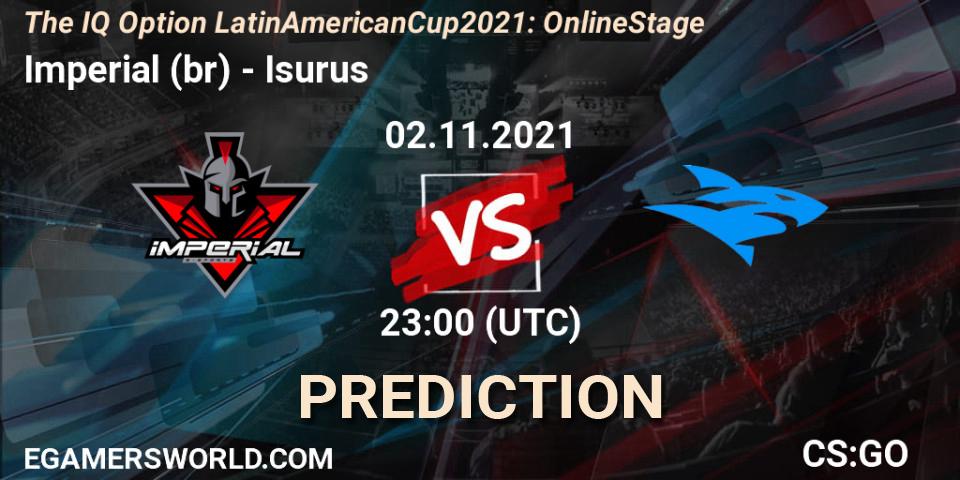 Imperial (br) vs Isurus: Match Prediction. 02.11.2021 at 23:00, Counter-Strike (CS2), The IQ Option Latin American Cup 2021: Online Stage