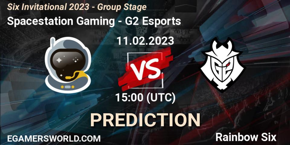 Spacestation Gaming vs G2 Esports: Match Prediction. 11.02.23, Rainbow Six, Six Invitational 2023 - Group Stage