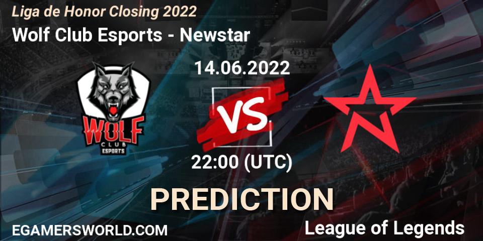 Wolf Club Esports vs Newstar: Match Prediction. 14.06.2022 at 22:00, LoL, Liga de Honor Closing 2022