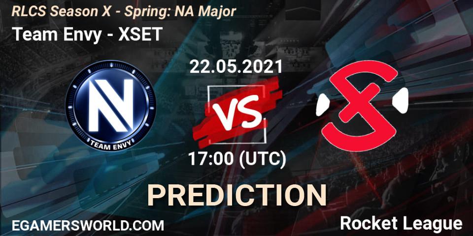 Team Envy vs XSET: Match Prediction. 22.05.2021 at 17:00, Rocket League, RLCS Season X - Spring: NA Major