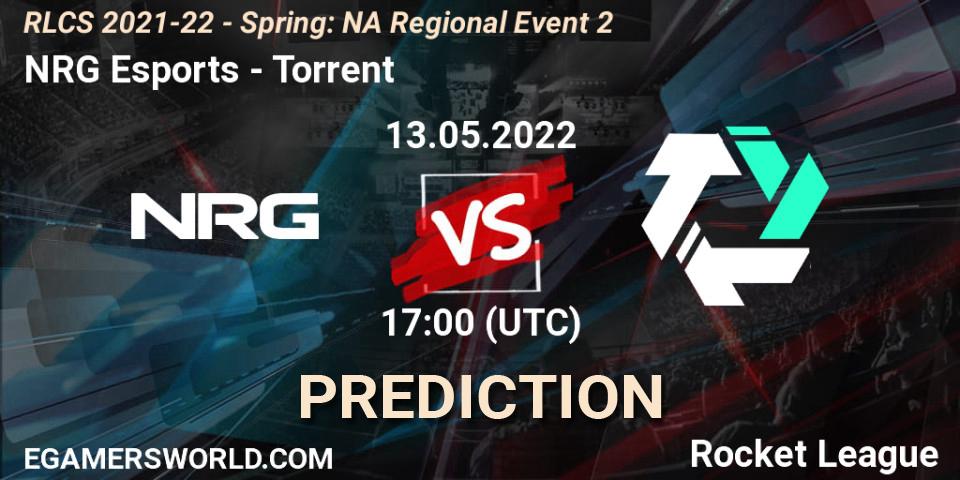 NRG Esports vs Torrent: Match Prediction. 13.05.22, Rocket League, RLCS 2021-22 - Spring: NA Regional Event 2