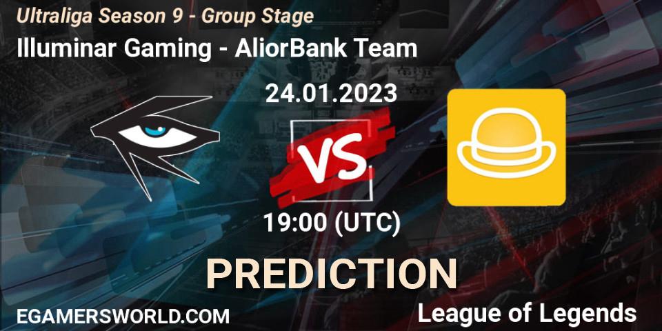 Illuminar Gaming vs AliorBank Team: Match Prediction. 24.01.2023 at 19:30, LoL, Ultraliga Season 9 - Group Stage