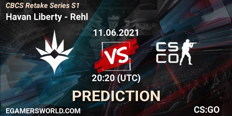 Havan Liberty vs Rehl Esports: Match Prediction. 11.06.2021 at 20:20, Counter-Strike (CS2), CBCS Retake Series S1