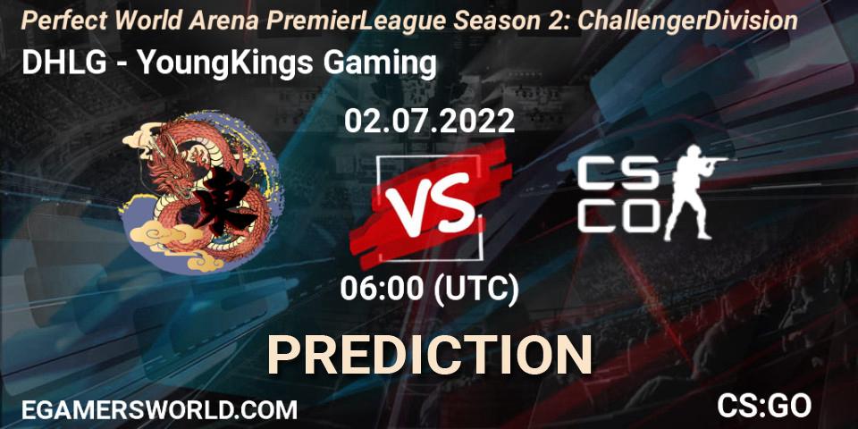 DHLG vs YoungKings Gaming: Match Prediction. 02.07.2022 at 06:00, Counter-Strike (CS2), Perfect World Arena Premier League Season 2: Challenger Division