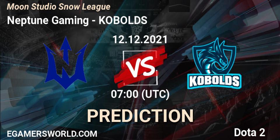 Neptune Gaming vs KOBOLDS: Match Prediction. 12.12.2021 at 07:06, Dota 2, Moon Studio Snow League