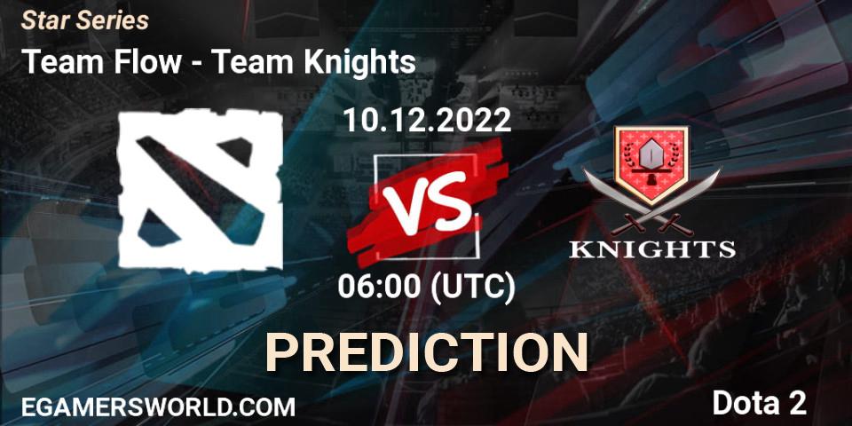 Team Flow vs Team Knights: Match Prediction. 10.12.2022 at 06:21, Dota 2, Star Series