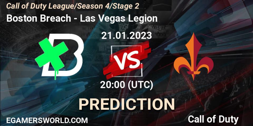 Boston Breach vs Las Vegas Legion: Match Prediction. 21.01.2023 at 20:00, Call of Duty, Call of Duty League 2023: Stage 2 Major Qualifiers