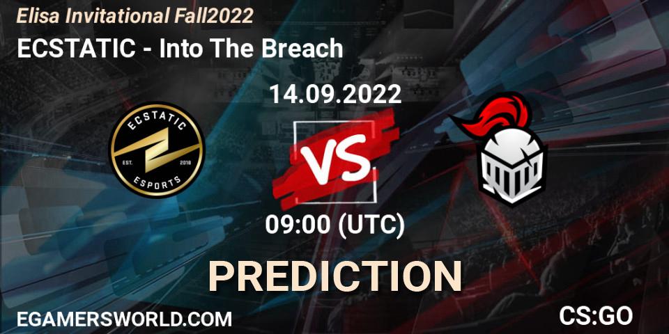 ECSTATIC vs Into The Breach: Match Prediction. 14.09.22, CS2 (CS:GO), Elisa Invitational Fall 2022