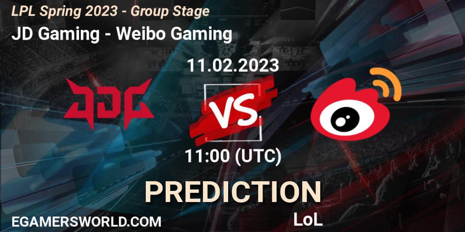 JD Gaming vs Weibo Gaming: Match Prediction. 11.02.23, LoL, LPL Spring 2023 - Group Stage