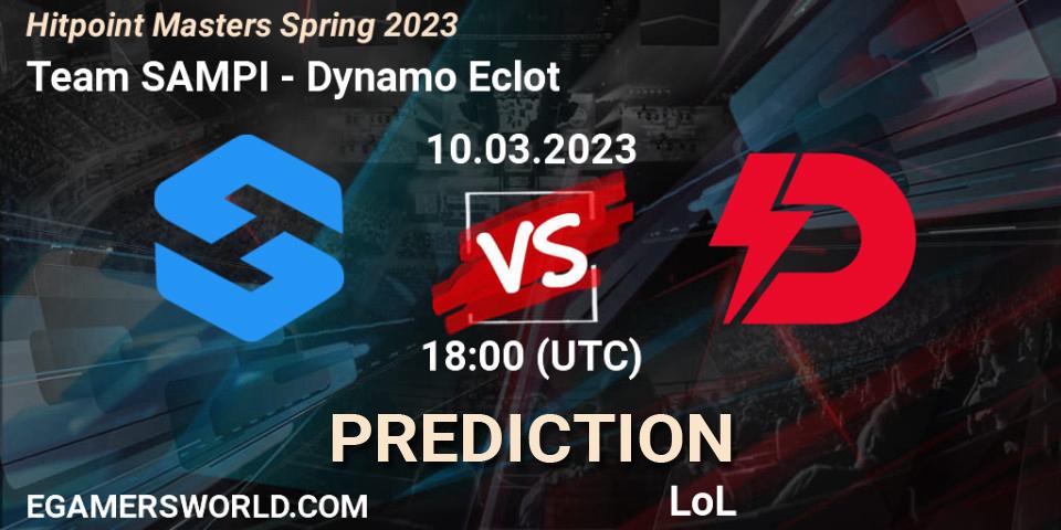 Team SAMPI vs Dynamo Eclot: Match Prediction. 14.02.23, LoL, Hitpoint Masters Spring 2023