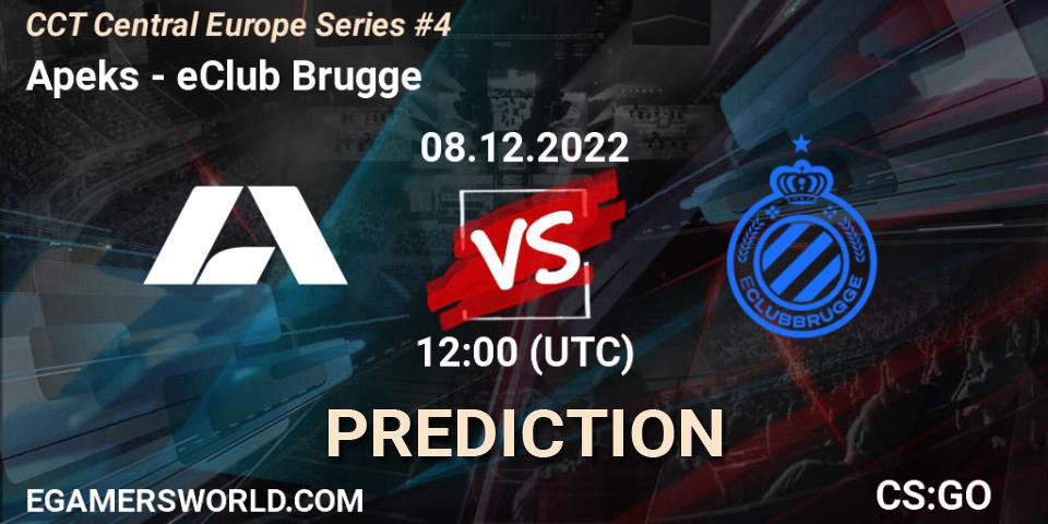 Apeks vs eClub Brugge: Match Prediction. 08.12.22, CS2 (CS:GO), CCT Central Europe Series #4