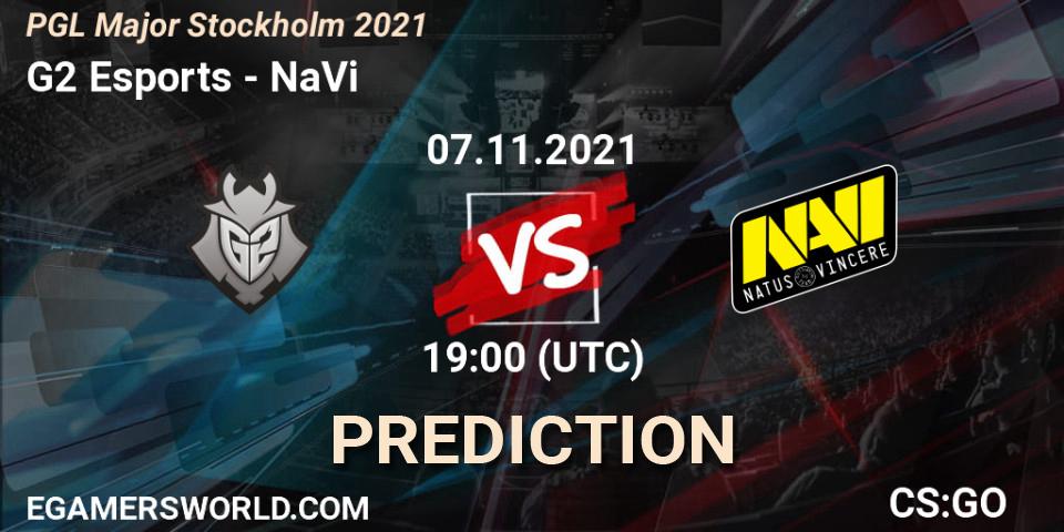 G2 Esports vs NaVi: Match Prediction. 07.11.2021 at 19:00, Counter-Strike (CS2), PGL Major Stockholm 2021