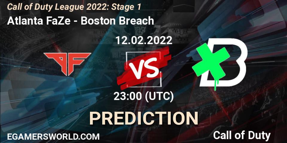 Atlanta FaZe vs Boston Breach: Match Prediction. 12.02.2022 at 23:00, Call of Duty, Call of Duty League 2022: Stage 1