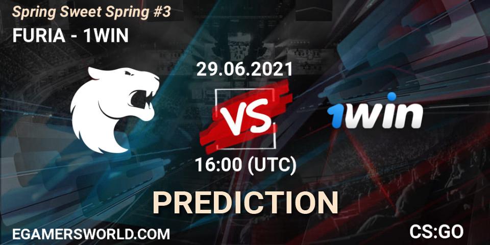 FURIA vs 1WIN: Match Prediction. 29.06.2021 at 16:10, Counter-Strike (CS2), Spring Sweet Spring #3