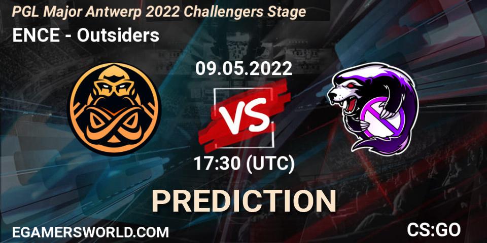 ENCE vs Outsiders: Match Prediction. 09.05.2022 at 18:10, Counter-Strike (CS2), PGL Major Antwerp 2022 Challengers Stage