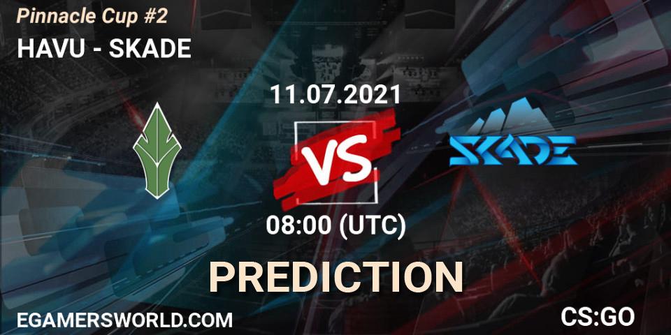 HAVU vs SKADE: Match Prediction. 11.07.2021 at 08:00, Counter-Strike (CS2), Pinnacle Cup #2