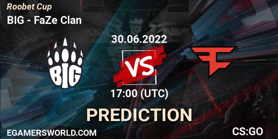 BIG vs FaZe Clan: Match Prediction. 30.06.22, CS2 (CS:GO), Roobet Cup