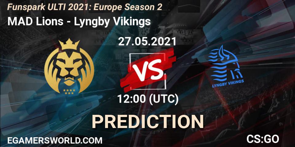 MAD Lions vs Lyngby Vikings: Match Prediction. 27.05.2021 at 12:00, Counter-Strike (CS2), Funspark ULTI 2021: Europe Season 2