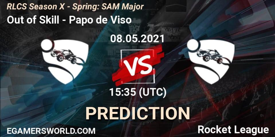 Out of Skill vs Papo de Visão: Match Prediction. 08.05.2021 at 15:35, Rocket League, RLCS Season X - Spring: SAM Major