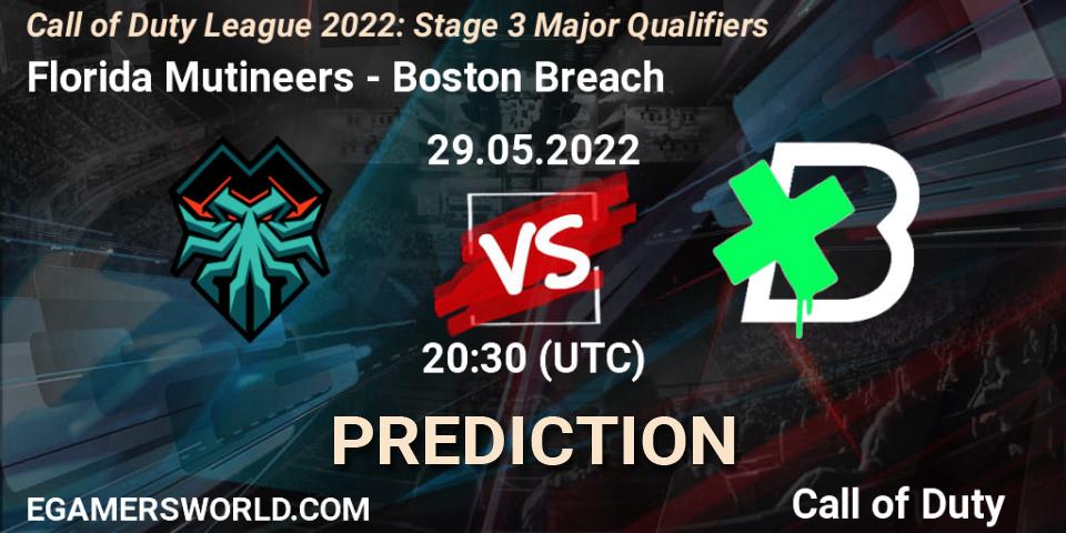 Florida Mutineers vs Boston Breach: Match Prediction. 29.05.2022 at 20:30, Call of Duty, Call of Duty League 2022: Stage 3