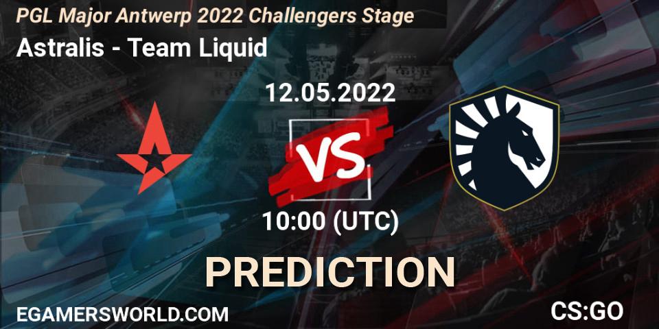 Astralis vs Team Liquid: Match Prediction. 12.05.2022 at 10:00, Counter-Strike (CS2), PGL Major Antwerp 2022 Challengers Stage