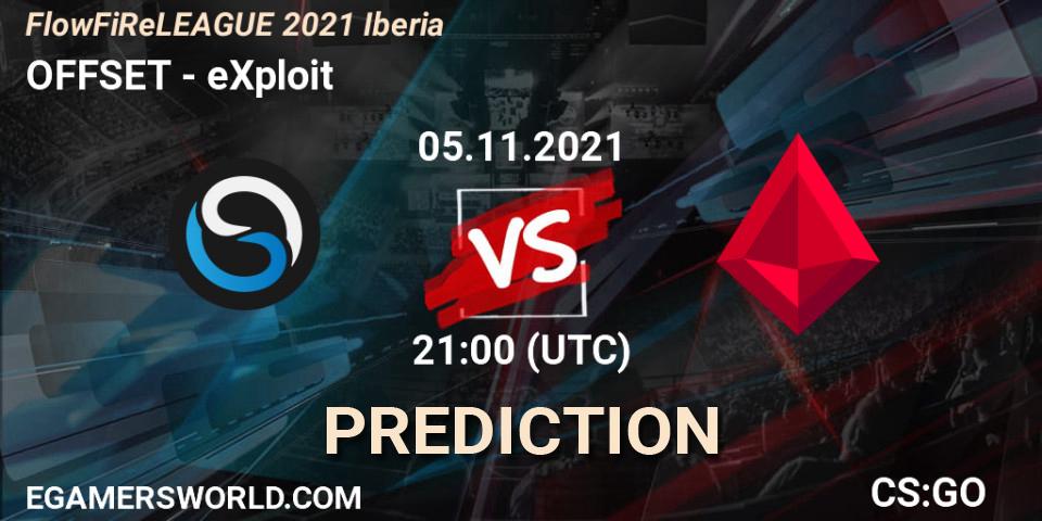 OFFSET vs eXploit: Match Prediction. 05.11.21, CS2 (CS:GO), FlowFiReLEAGUE 2021 Iberia