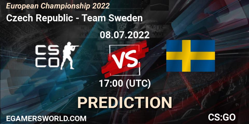 Czech Republic vs Team Sweden: Match Prediction. 08.07.2022 at 14:00, Counter-Strike (CS2), European Championship 2022