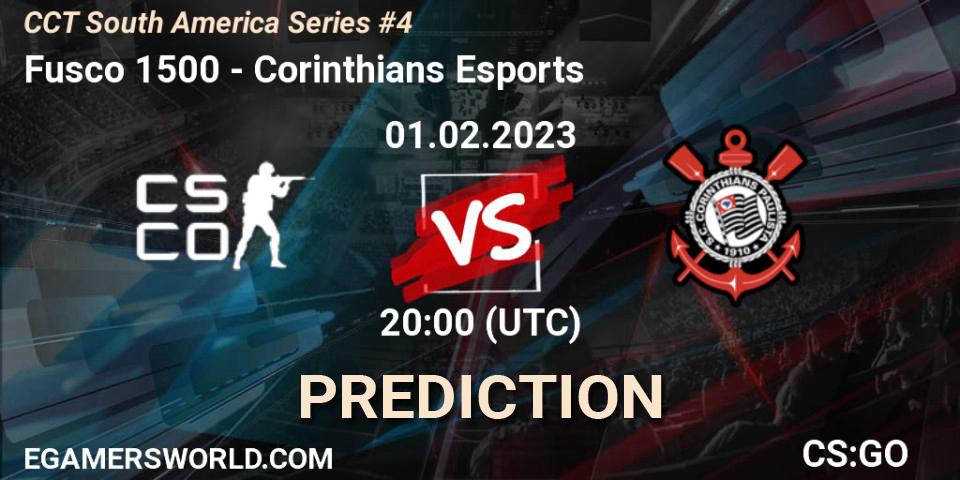 Fuscão 1500 vs Corinthians Esports: Match Prediction. 01.02.23, CS2 (CS:GO), CCT South America Series #4