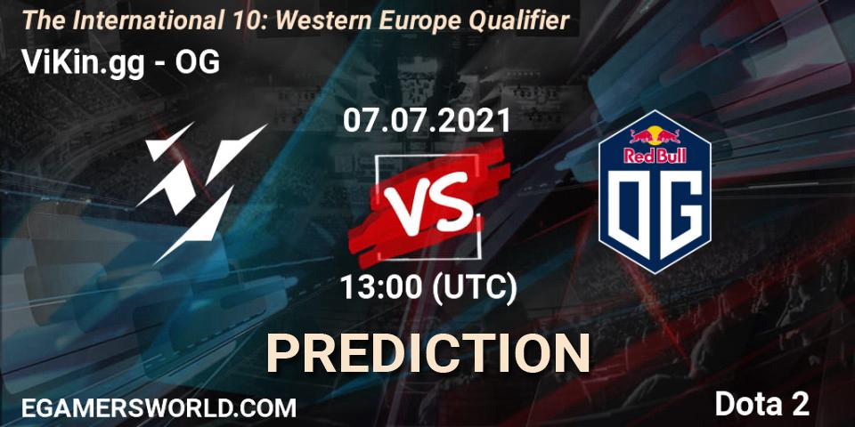 ViKin.gg vs OG: Match Prediction. 07.07.21, Dota 2, The International 10: Western Europe Qualifier