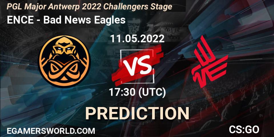 ENCE vs Bad News Eagles: Match Prediction. 11.05.22, CS2 (CS:GO), PGL Major Antwerp 2022 Challengers Stage