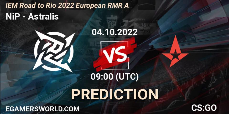 NiP vs Astralis: Match Prediction. 04.10.22, CS2 (CS:GO), IEM Road to Rio 2022 European RMR A