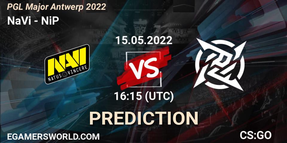 NaVi vs NiP: Match Prediction. 15.05.2022 at 16:15, Counter-Strike (CS2), PGL Major Antwerp 2022