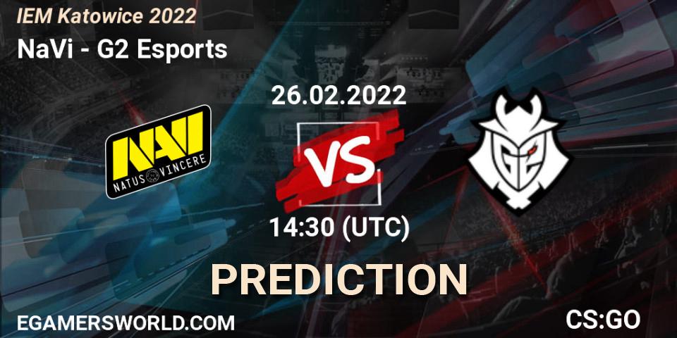 NaVi vs G2 Esports: Match Prediction. 26.02.22, CS2 (CS:GO), IEM Katowice 2022