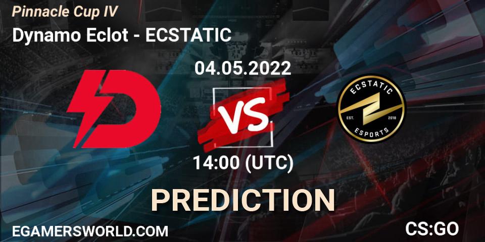 Dynamo Eclot vs ECSTATIC: Match Prediction. 04.05.2022 at 14:00, Counter-Strike (CS2), Pinnacle Cup #4