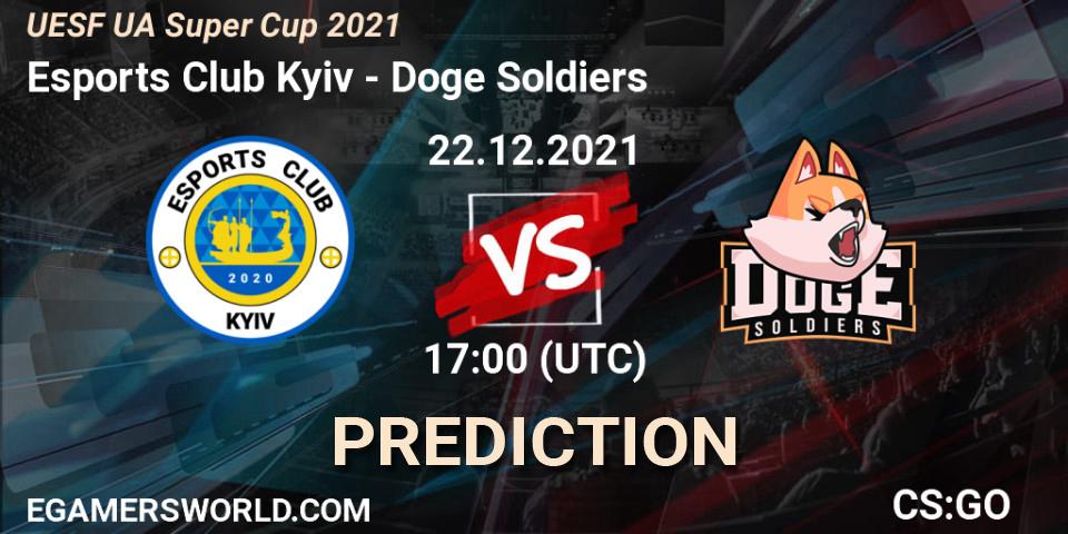 Esports Club Kyiv vs Doge Soldiers: Match Prediction. 22.12.2021 at 17:00, Counter-Strike (CS2), UESF Ukrainian Super Cup 2021