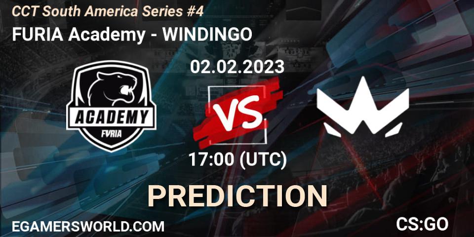 FURIA Academy vs WINDINGO: Match Prediction. 02.02.23, CS2 (CS:GO), CCT South America Series #4