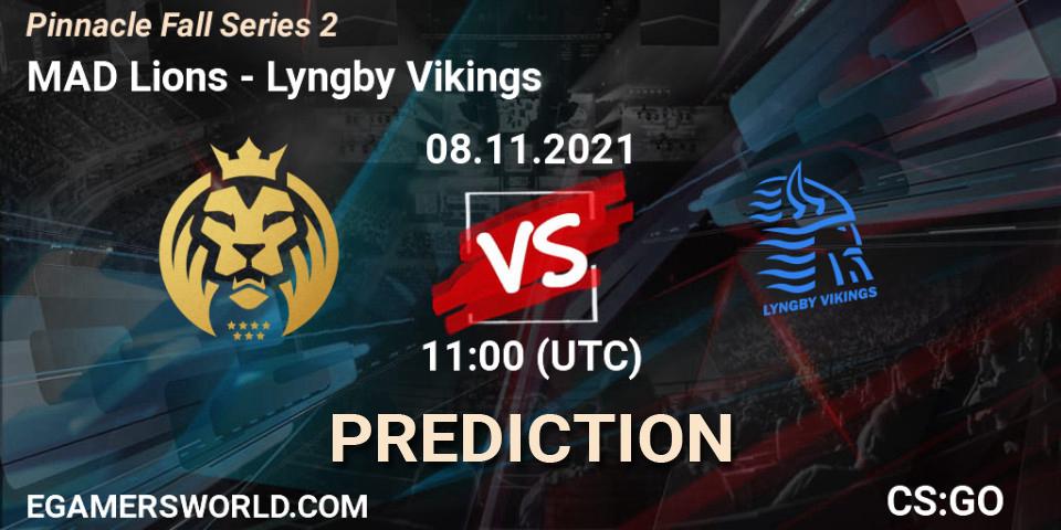 MAD Lions vs Lyngby Vikings: Match Prediction. 08.11.21, CS2 (CS:GO), Pinnacle Fall Series #2