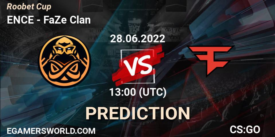 ENCE vs FaZe Clan: Match Prediction. 28.06.2022 at 13:30, Counter-Strike (CS2), Roobet Cup