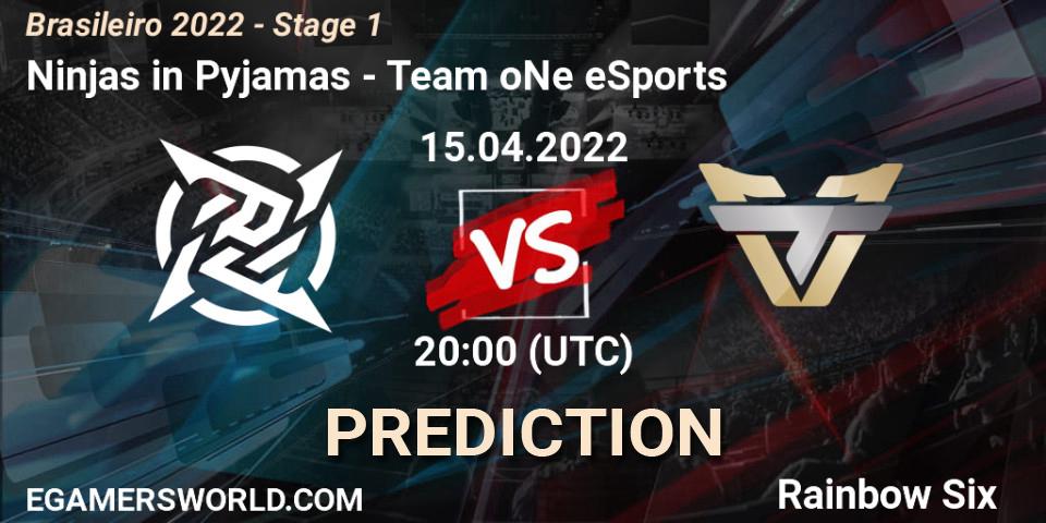 Ninjas in Pyjamas vs Team oNe eSports: Match Prediction. 15.04.2022 at 20:00, Rainbow Six, Brasileirão 2022 - Stage 1