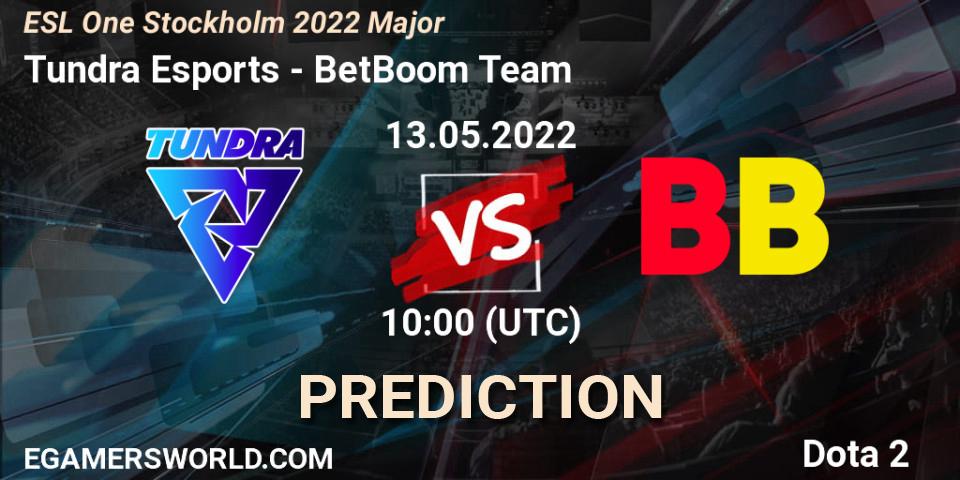 Tundra Esports vs BetBoom Team: Match Prediction. 13.05.2022 at 10:11, Dota 2, ESL One Stockholm 2022 Major
