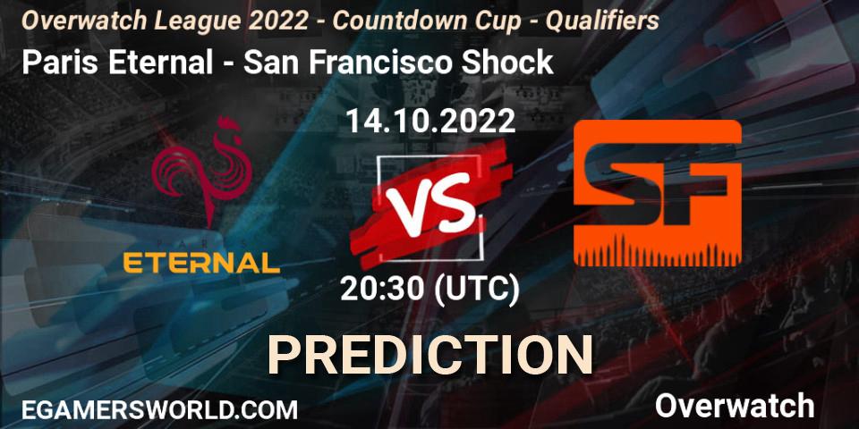 Paris Eternal vs San Francisco Shock: Match Prediction. 14.10.22, Overwatch, Overwatch League 2022 - Countdown Cup - Qualifiers