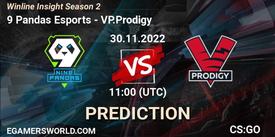 9 Pandas Esports vs VP.Prodigy: Match Prediction. 30.11.22, CS2 (CS:GO), Winline Insight Season 2