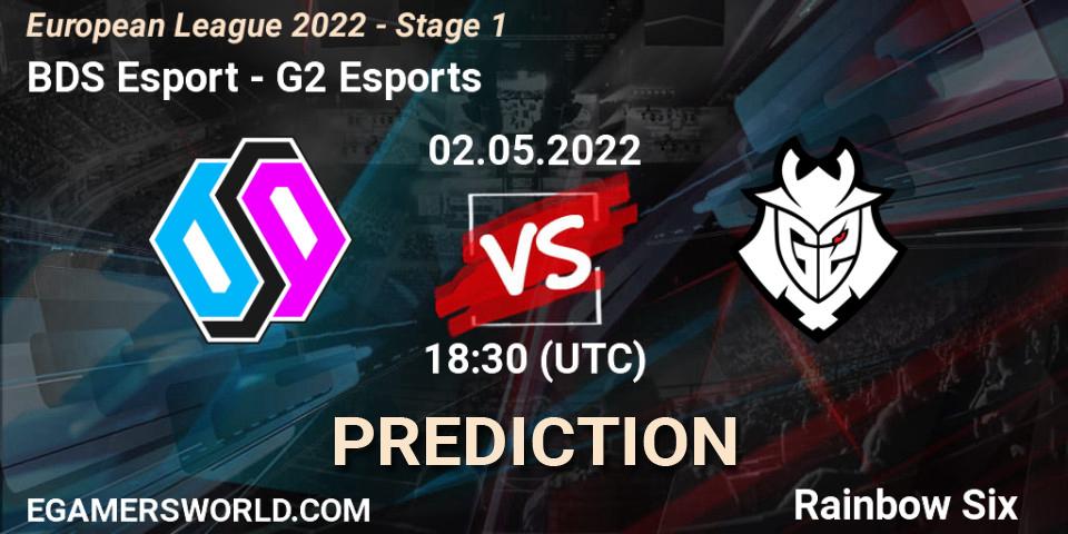 BDS Esport vs G2 Esports: Match Prediction. 02.05.22, Rainbow Six, European League 2022 - Stage 1
