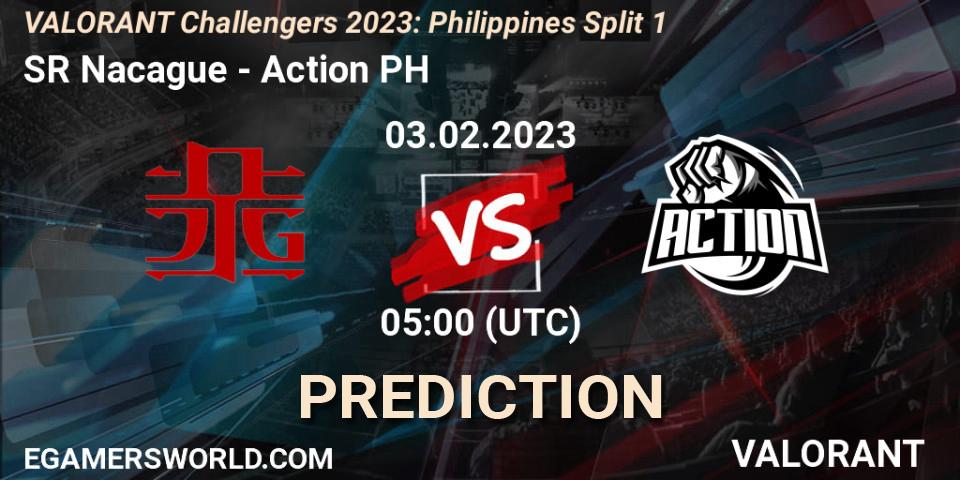 SR Nacague vs Action PH: Match Prediction. 03.02.23, VALORANT, VALORANT Challengers 2023: Philippines Split 1