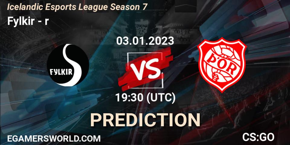 Fylkir vs Þór: Match Prediction. 03.01.23, CS2 (CS:GO), Icelandic Esports League Season 7