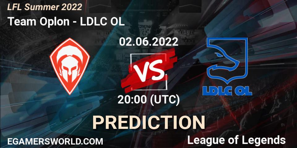 Team Oplon vs LDLC OL: Match Prediction. 02.06.2022 at 20:00, LoL, LFL Summer 2022