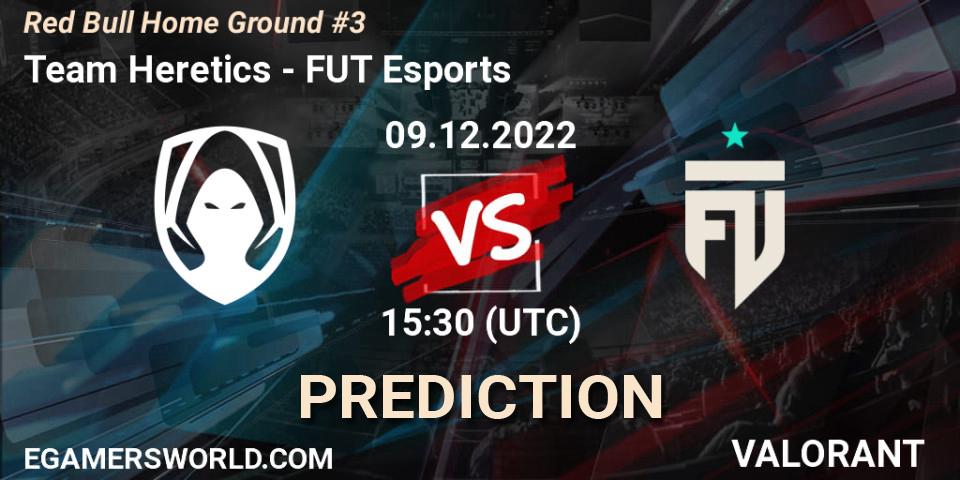 Team Heretics vs FUT Esports: Match Prediction. 09.12.22, VALORANT, Red Bull Home Ground #3