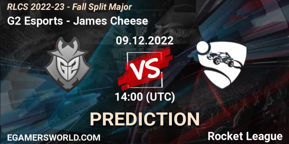 G2 Esports vs James Cheese: Match Prediction. 09.12.22, Rocket League, RLCS 2022-23 - Fall Split Major