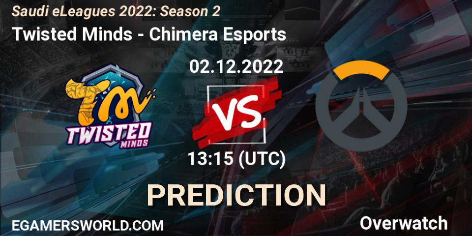 Twisted Minds vs Chimera Esports: Match Prediction. 02.12.22, Overwatch, Saudi eLeagues 2022: Season 2