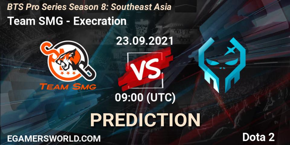 Team SMG vs Execration: Match Prediction. 23.09.21, Dota 2, BTS Pro Series Season 8: Southeast Asia